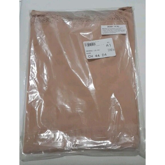 NEW CreationL Womens Blouse Top Color Nude Size 16 - Picture 11 of 11